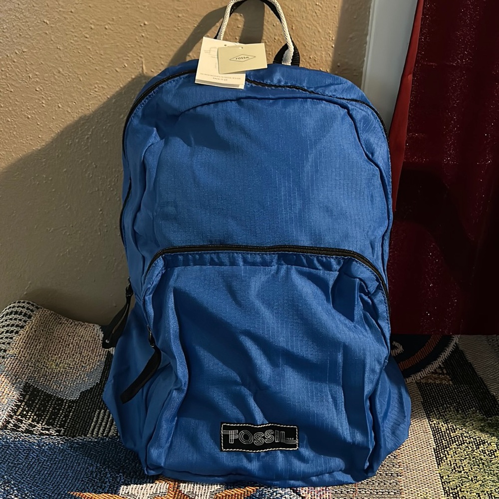Fossil Jaxon Backpack/ Royal Blue